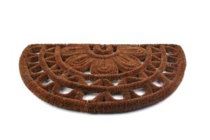 Redecker Kokos-Fußmatte halbrund z1933