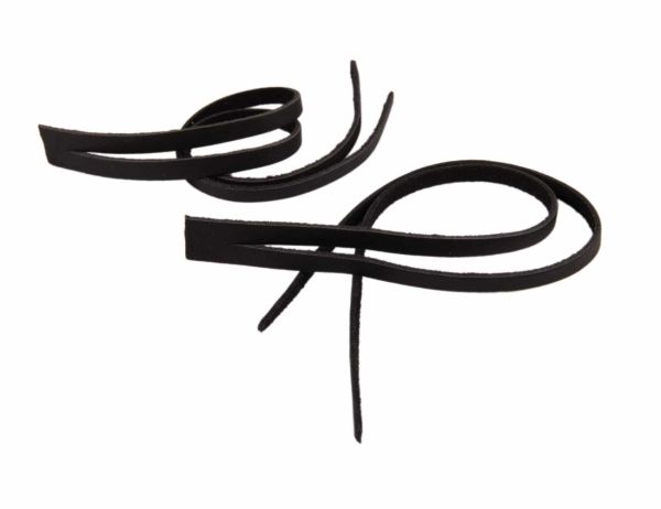 BARTH Lederband für Haferl Schuhe in schwarz 32 cm z2043