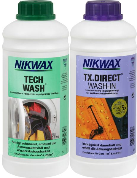 Nikwax TechWash 1l und TX.Direct Wash-In 1l z1966